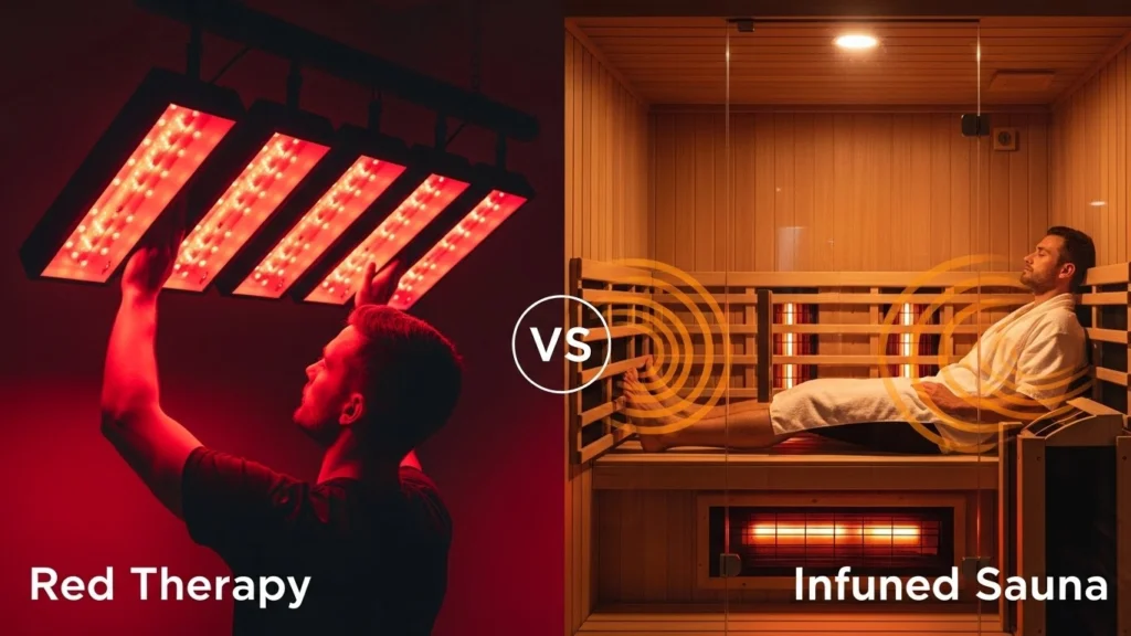 Red Light Therapy vs Infrared Sauna