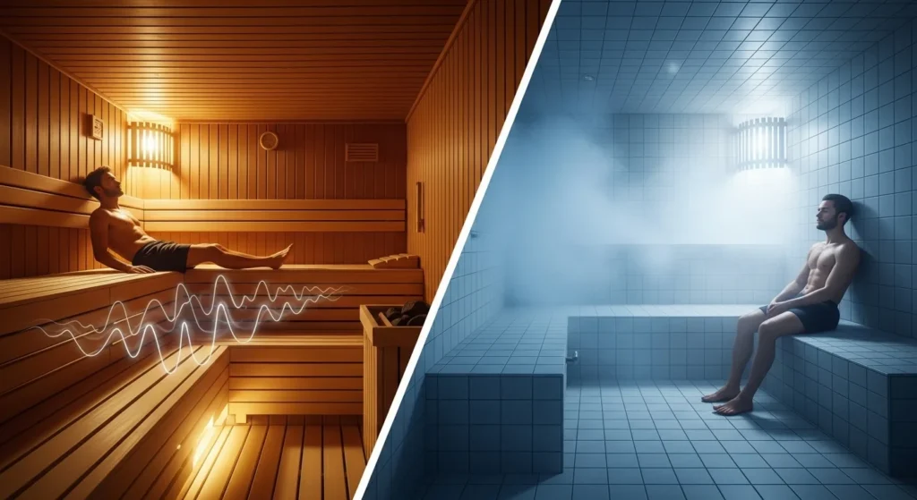 What is the Difference Between Sauna and Steam Room