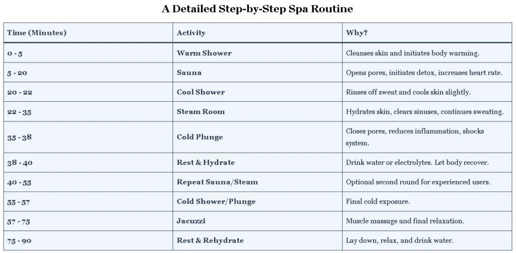 A Detailed Step-by-Step Spa Routine