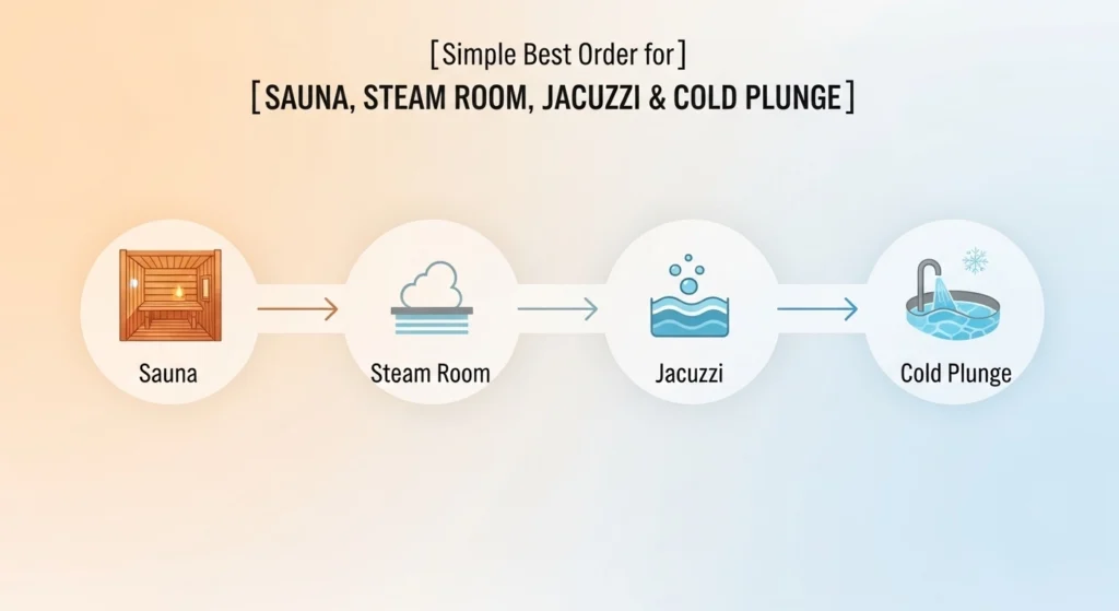 Best Order for Sauna
