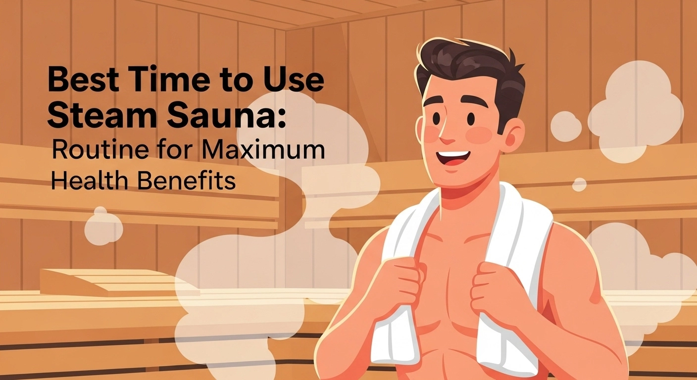 Steam Routine Maintenance Time Best Time To Use Steam Sauna: Routine For Maximum Health Benefits