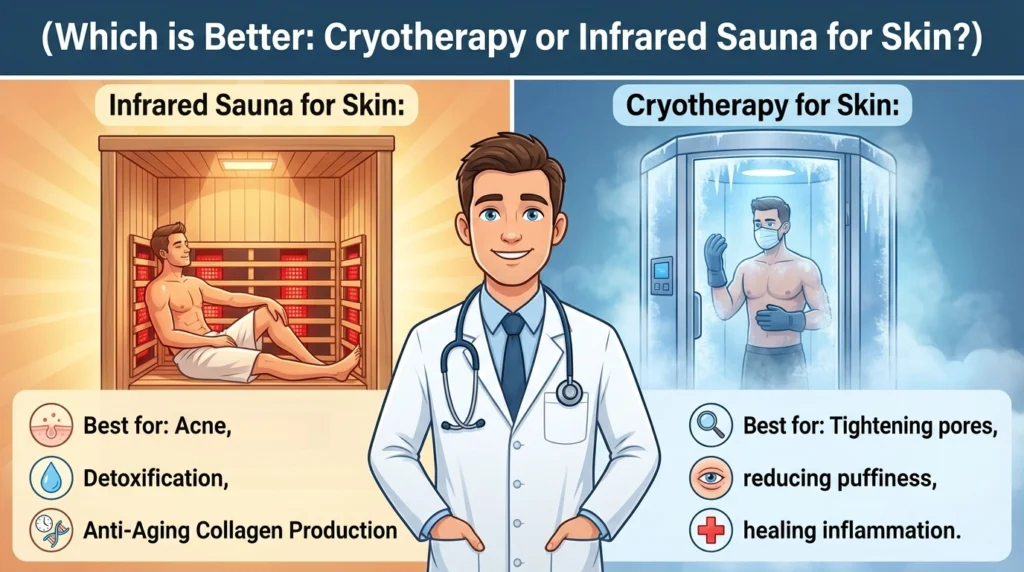 Cryotherapy vs Infrared Sauna