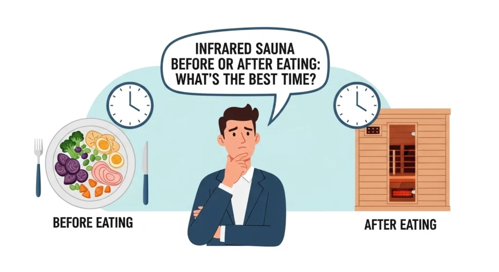 Infrared Sauna Before or After Eating