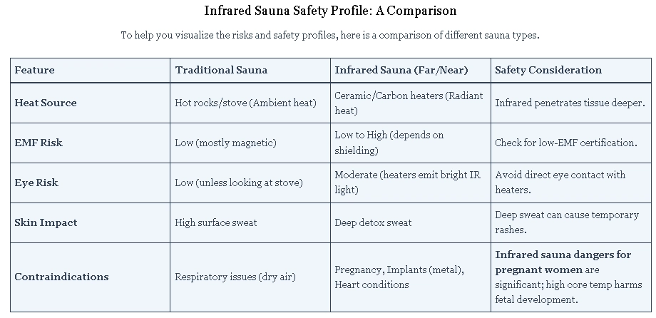 Infrared Sauna Dangers