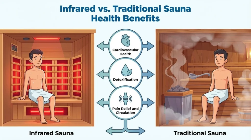 Infrared Sauna vs. Traditional