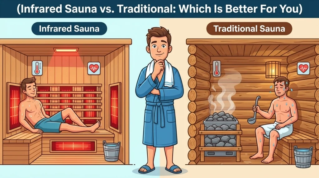 Infrared Sauna vs. Traditional