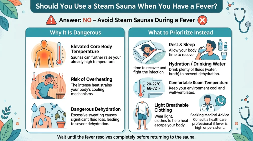 Should You Use a Steam Sauna When You Have a Fever