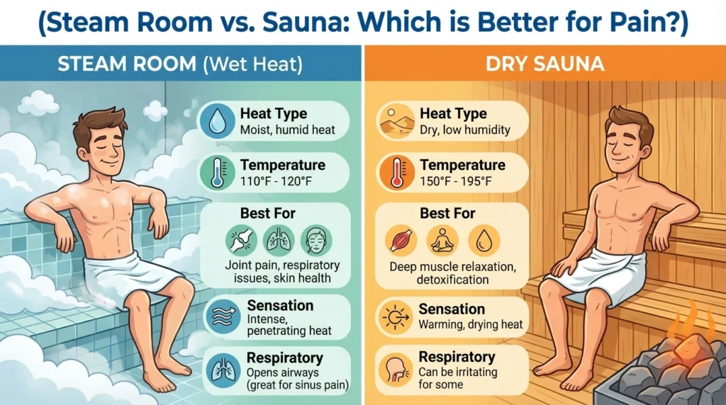 Steam Sauna For Pain Relief