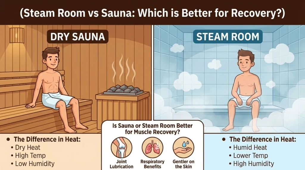 Steam Sauna for Muscle Recovery