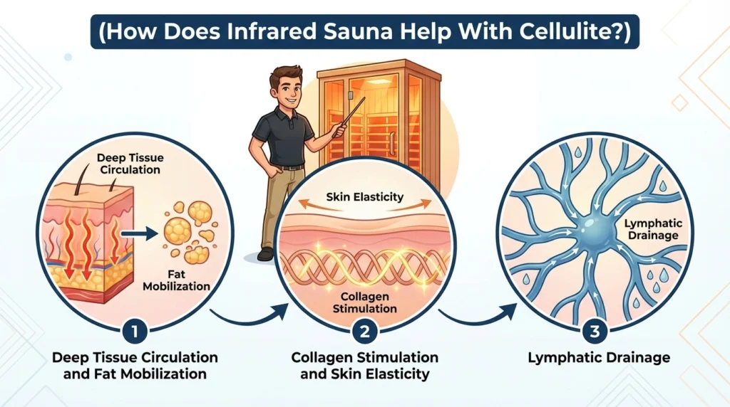 does infrared sauna help with cellulite
