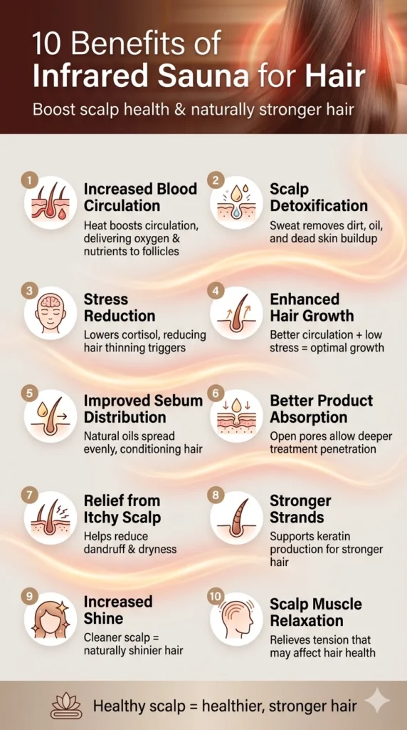 10 Benefits of Infrared Sauna for Hair