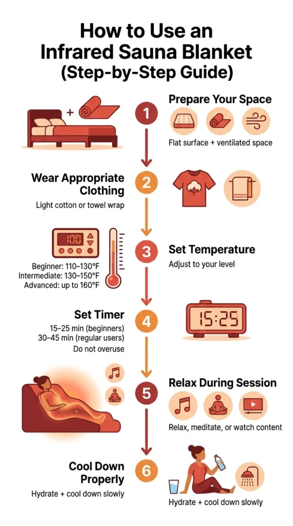 Step-by-Step: How to Use an Infrared Sauna Blanket