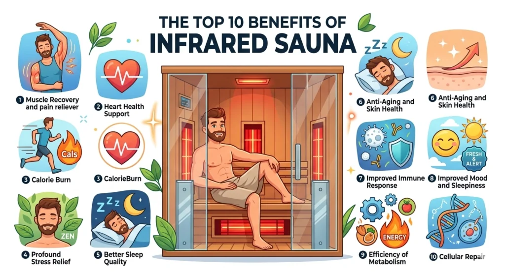 The Top 10 Benefits of Infrared Sauna