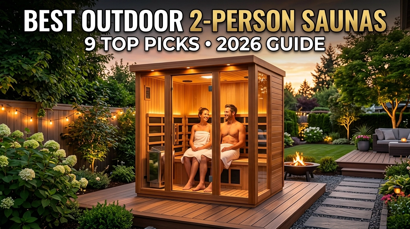 Outdoor 2-Person Infrared Sauna