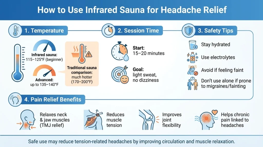 How to Use an Infrared Sauna for Headache Relief
