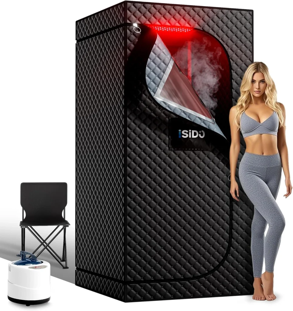 Steam Sauna with Red Light