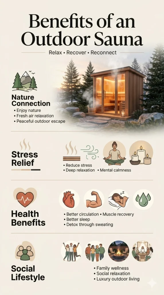 Benefits of an Outdoor Sauna