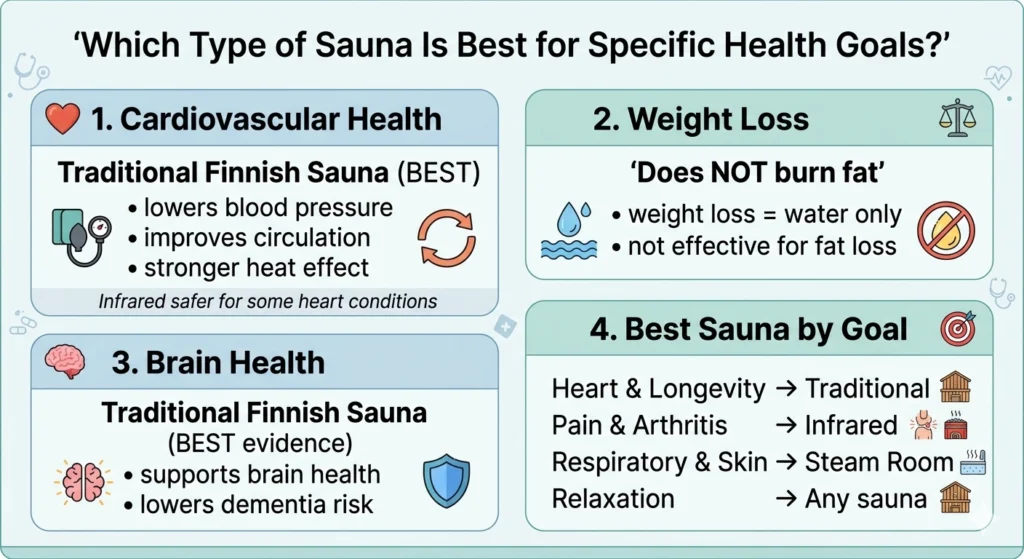 Which Type of Sauna Is Best for Specific Health Goals?