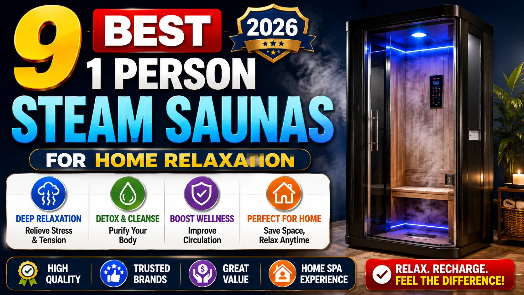 1 Person Steam Saunas