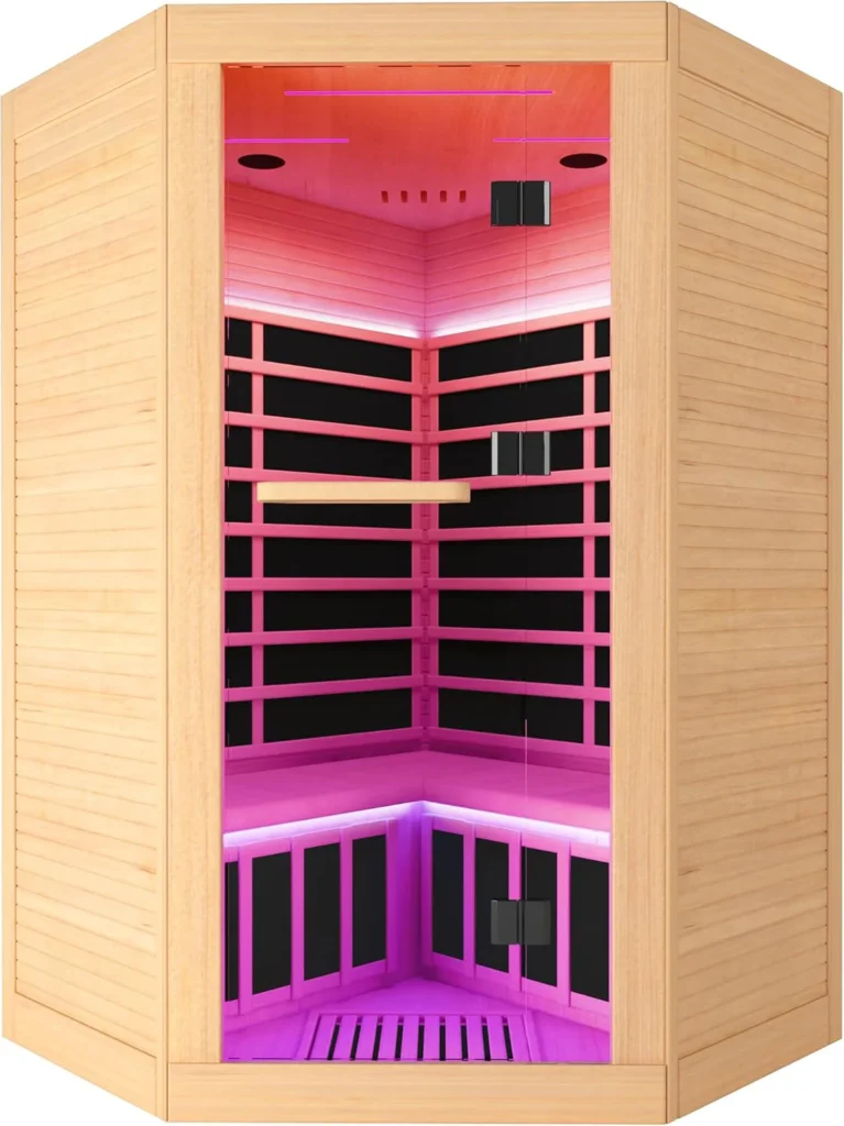 2-3 Person Far Infrared Corner Sauna