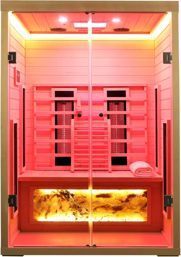 2 Person Infrared Sauna Red Light Therapy