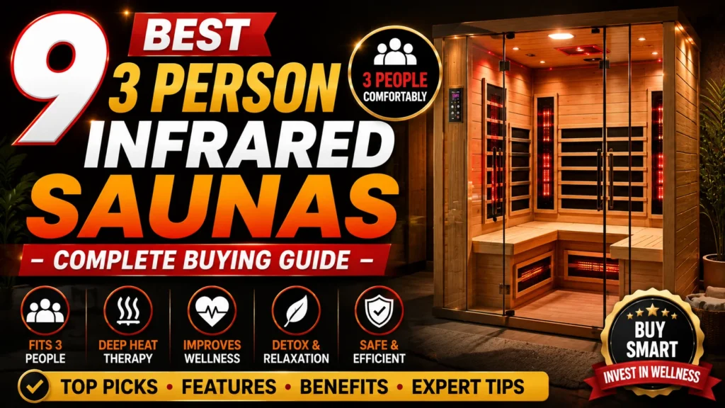 3 Person Infrared Saunas
