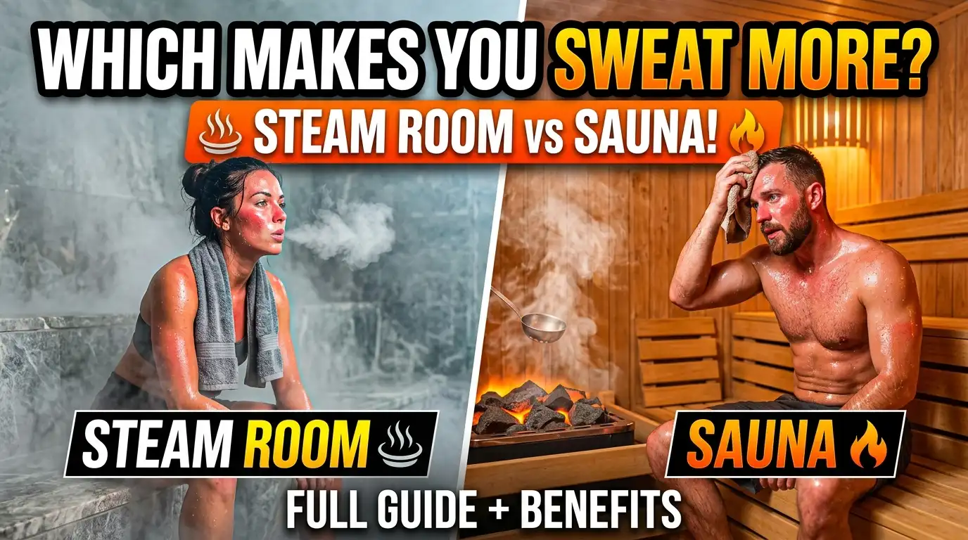 What Makes You Sweat More: Steam Room or Sauna? Full Guide