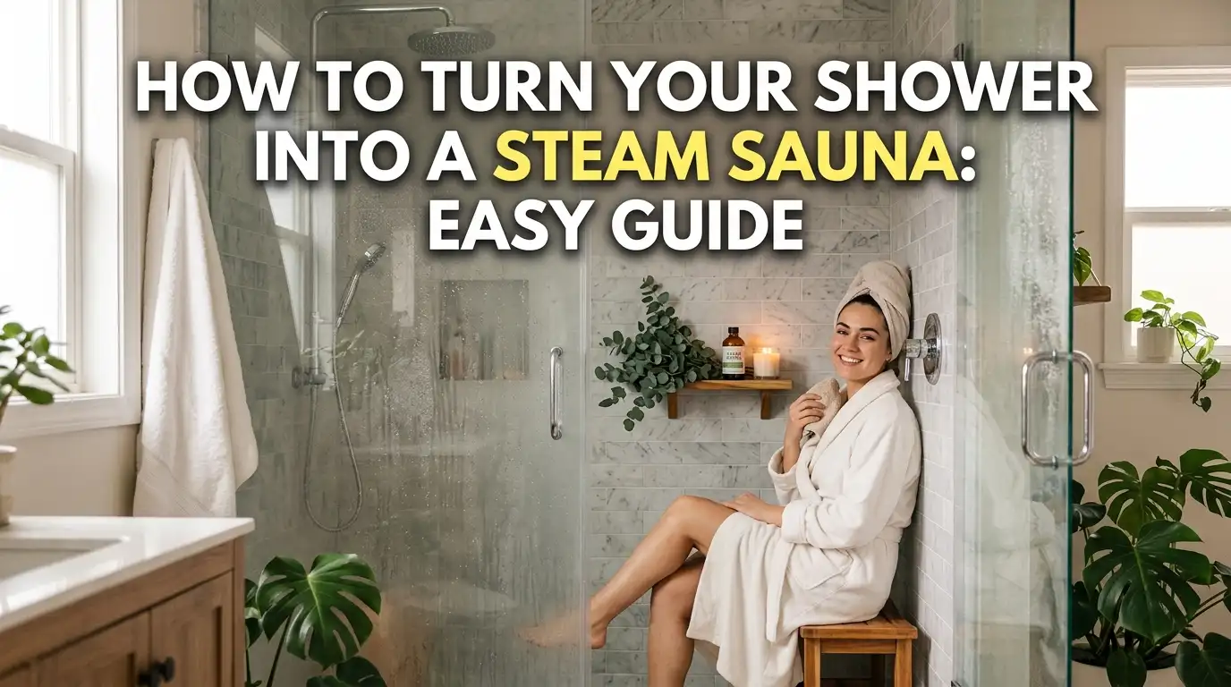 How to Turn Your Shower Into a Steam Sauna