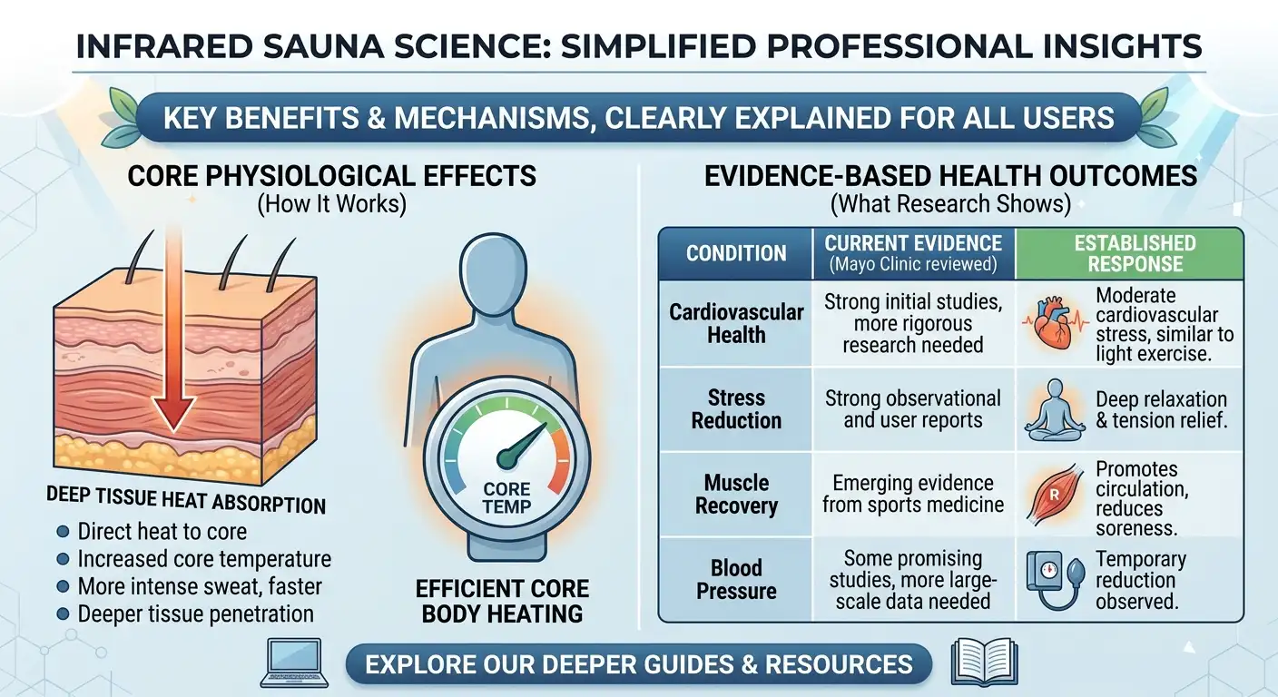 Infrared Sauna Benefits What the Evidence Actually Shows