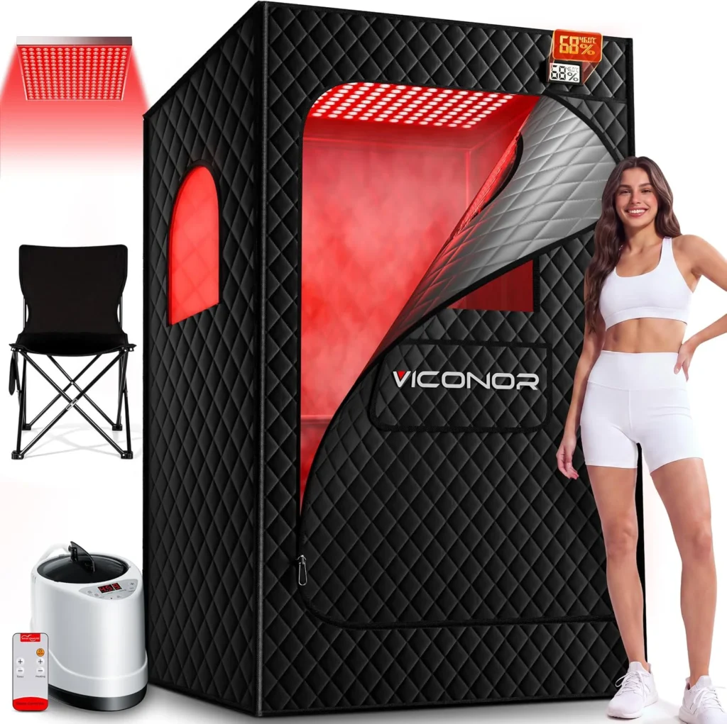 Infrared Sauna with Red Light Therapy