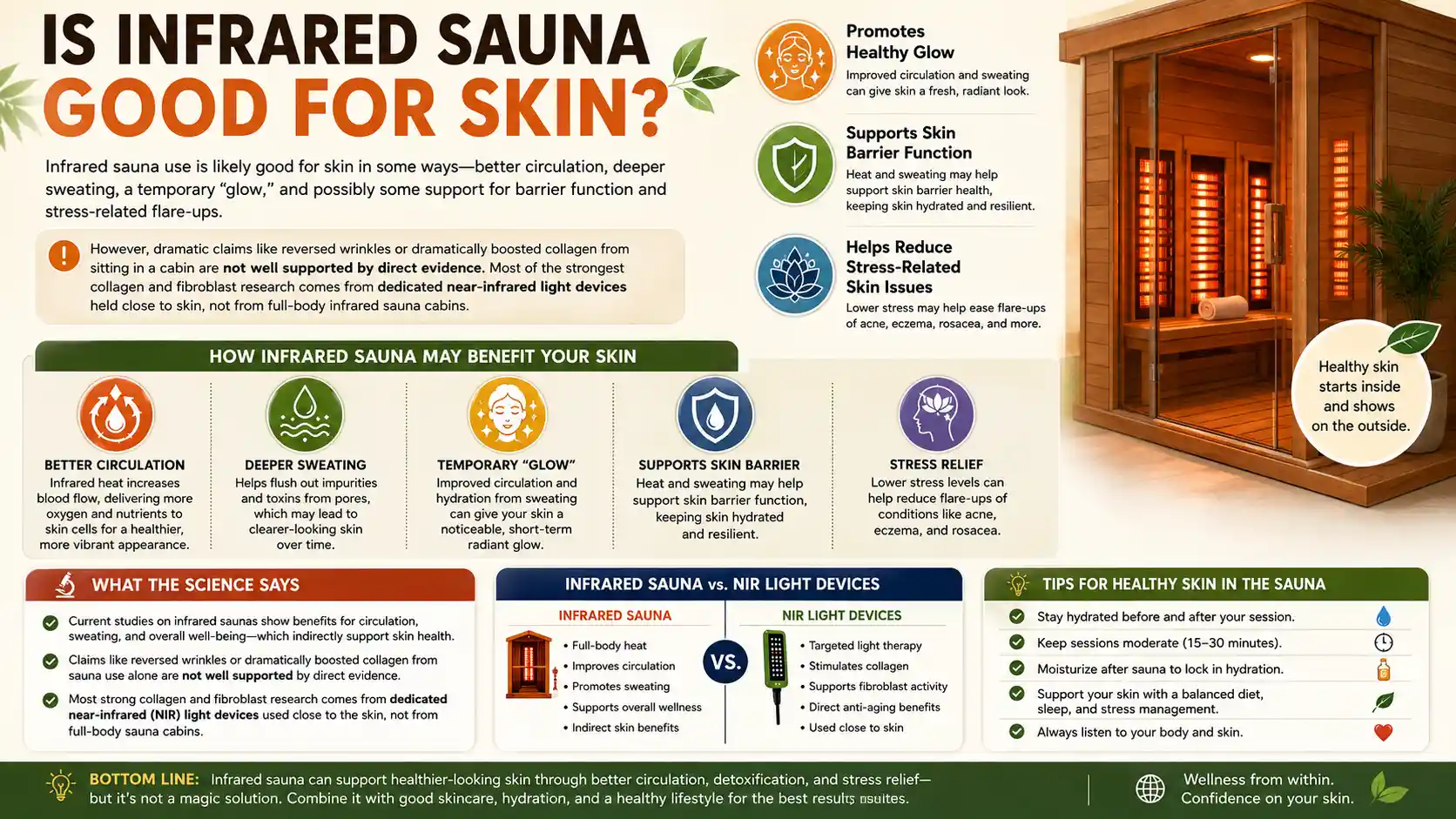 Is Infrared Sauna Good for Skin