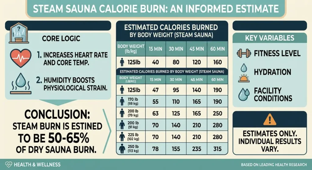 So, How Many Calories Do You Burn in a Steam Sauna?