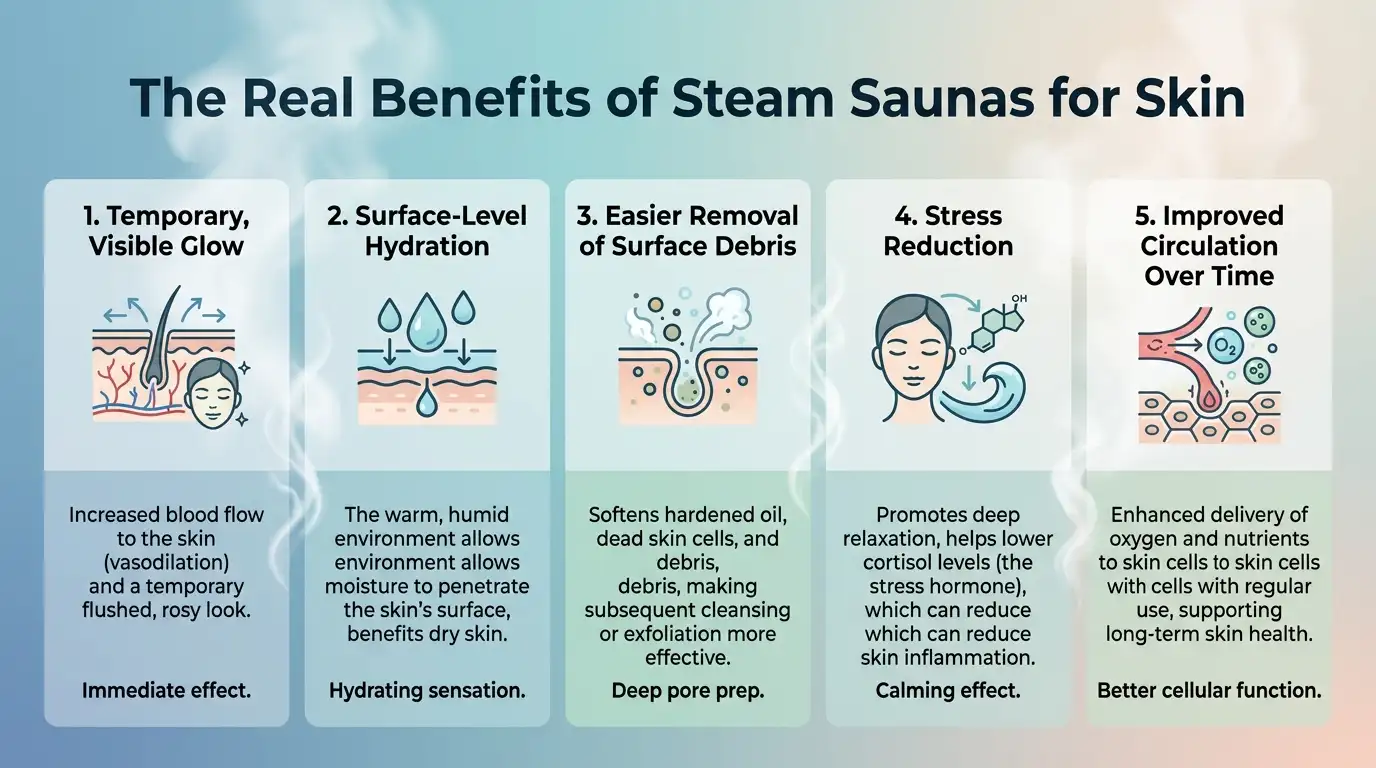 The Real Benefits of Steam Saunas for Skin