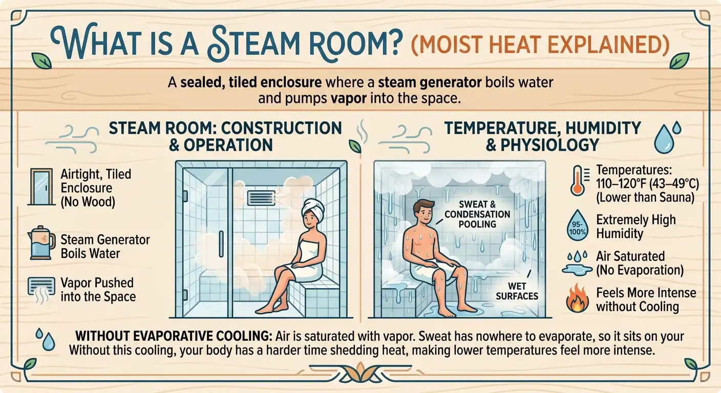 What Is a Steam Room (Moist Heat Explained)?