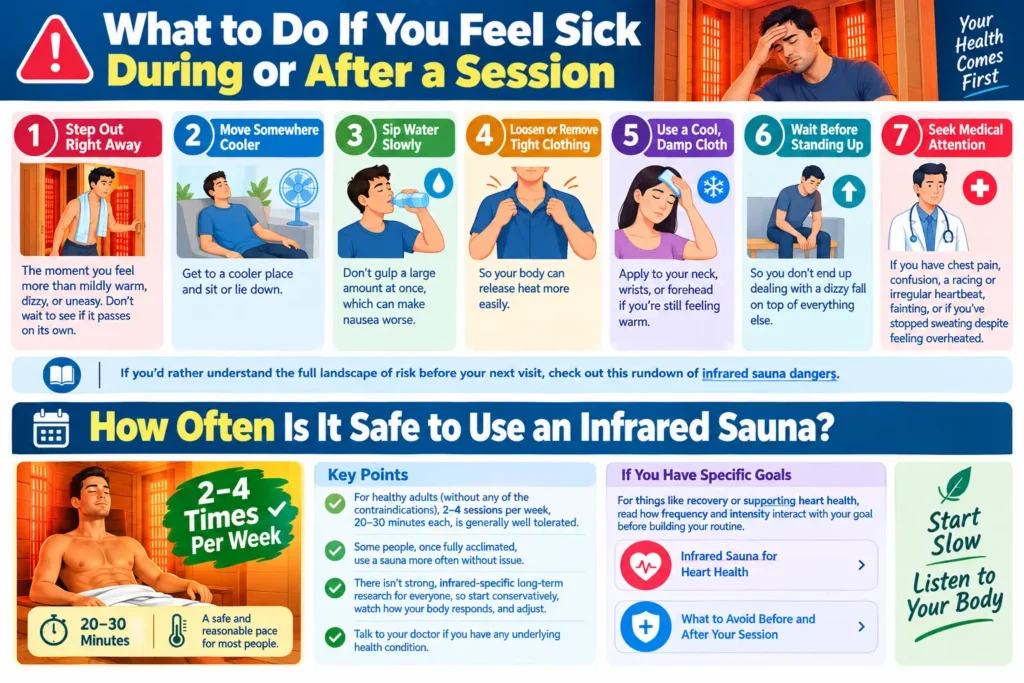What to Do If You Feel Sick During or After a Session