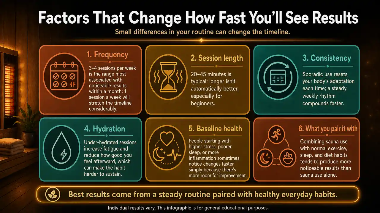 Factors That Change How Fast You'll See Results of infrared sauna