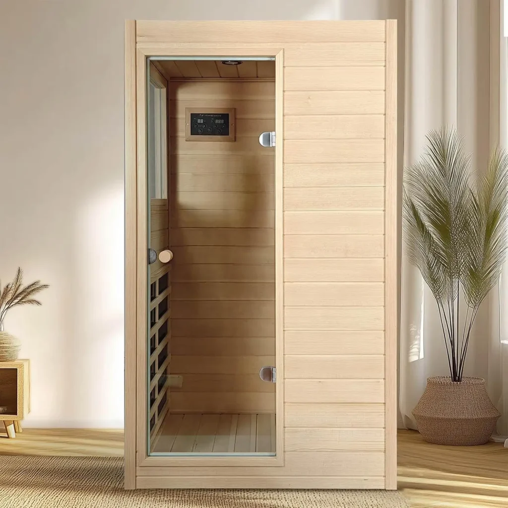 1 Person Low EMF Indoor Dry Home Far Infrared Sauna