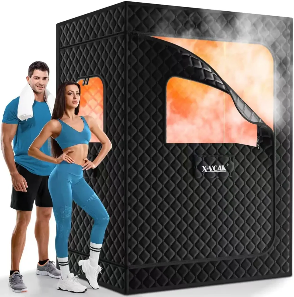 2 Person Portable Steam Sauna with 5 Layer Waterproof