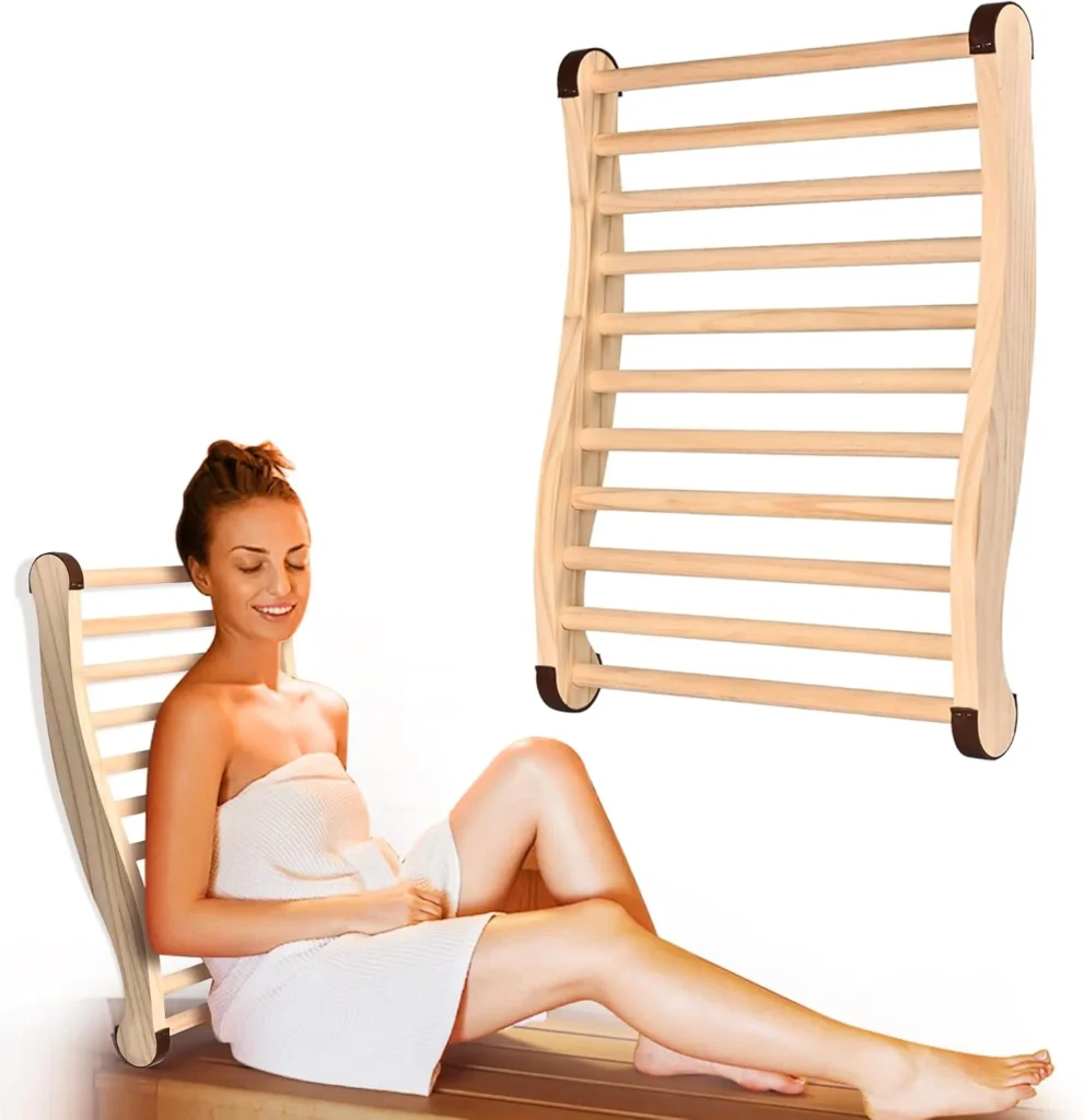 Backrest, 20 Sauna Accessories