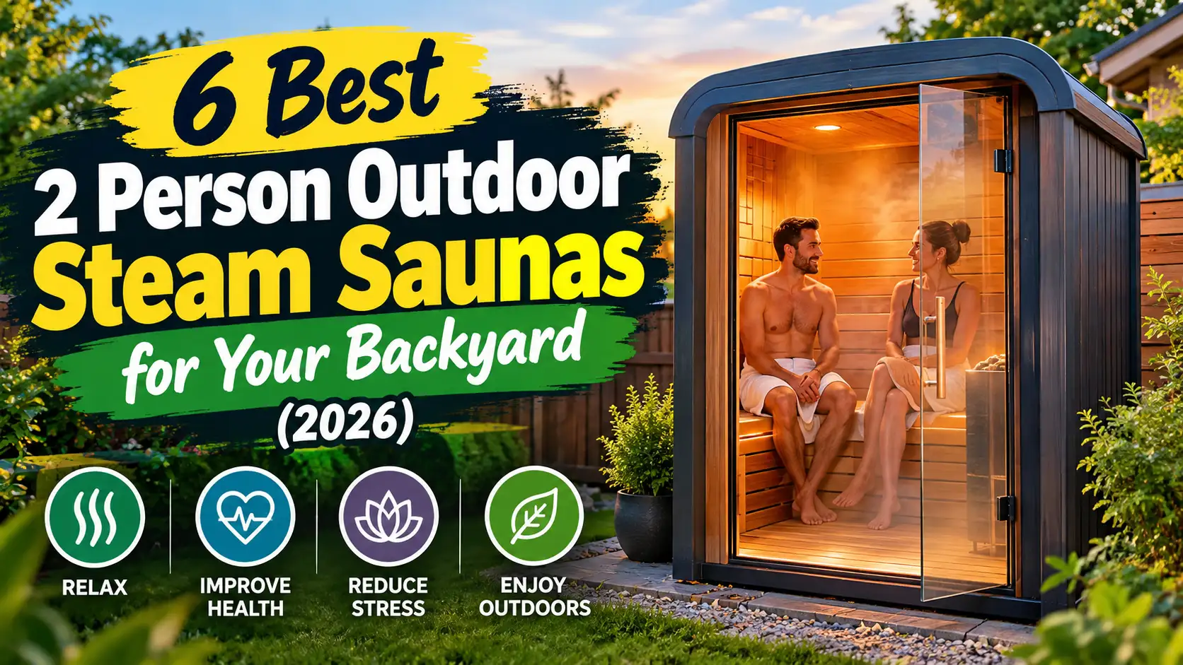 Best 2 Person Outdoor Steam Saunas for Your Backyard