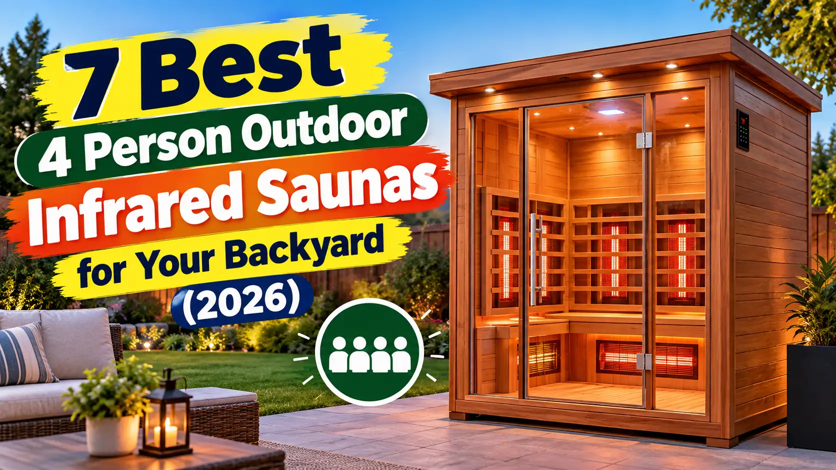 Best 4 Person Outdoor Infrared Saunas for Your Backyard