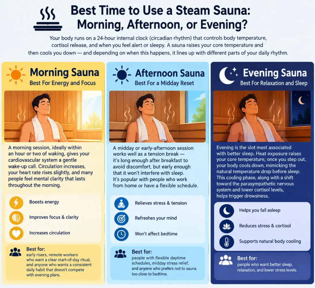Best Time to Use a Steam Sauna