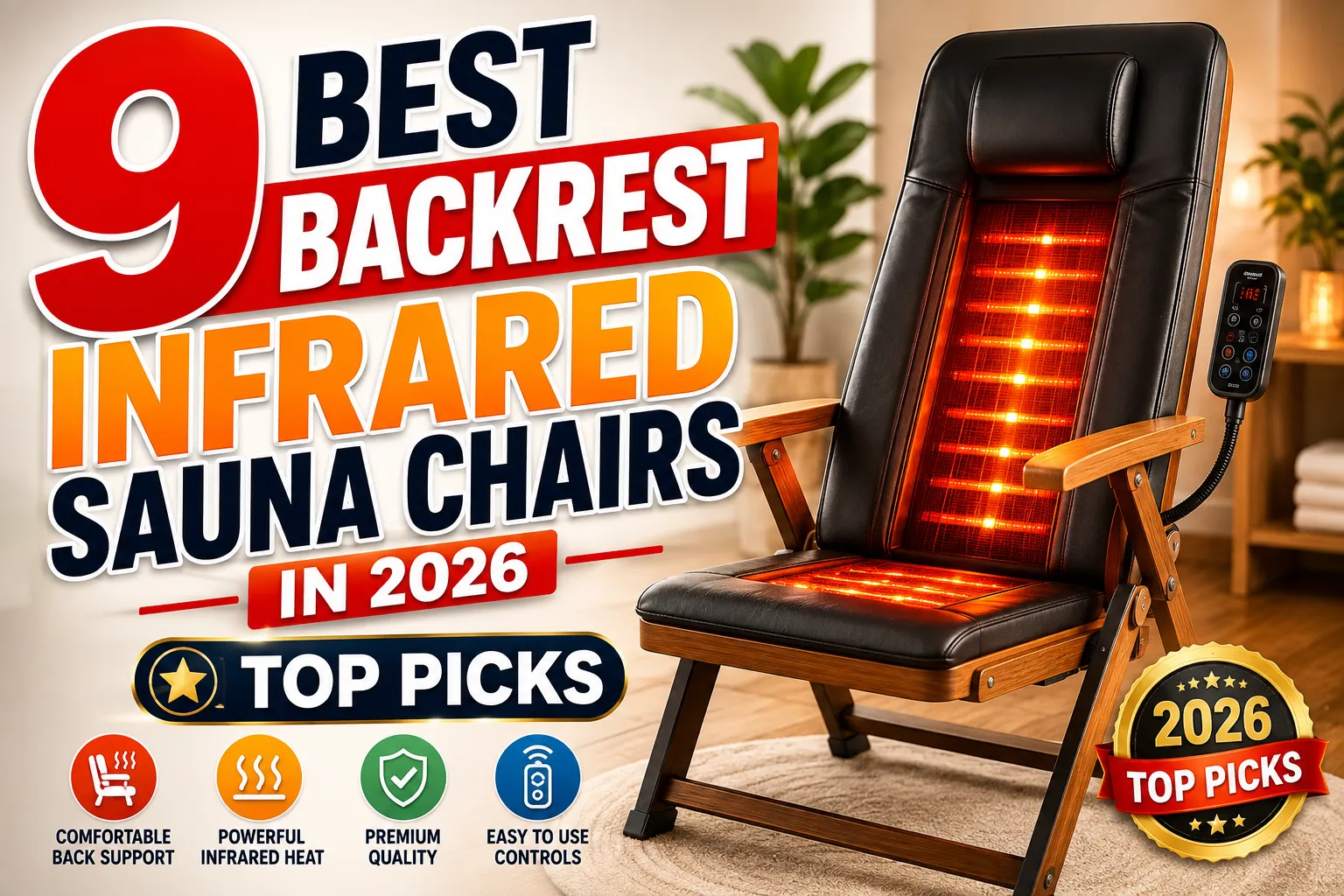 Best backrest Infrared Sauna Chairs in 2026