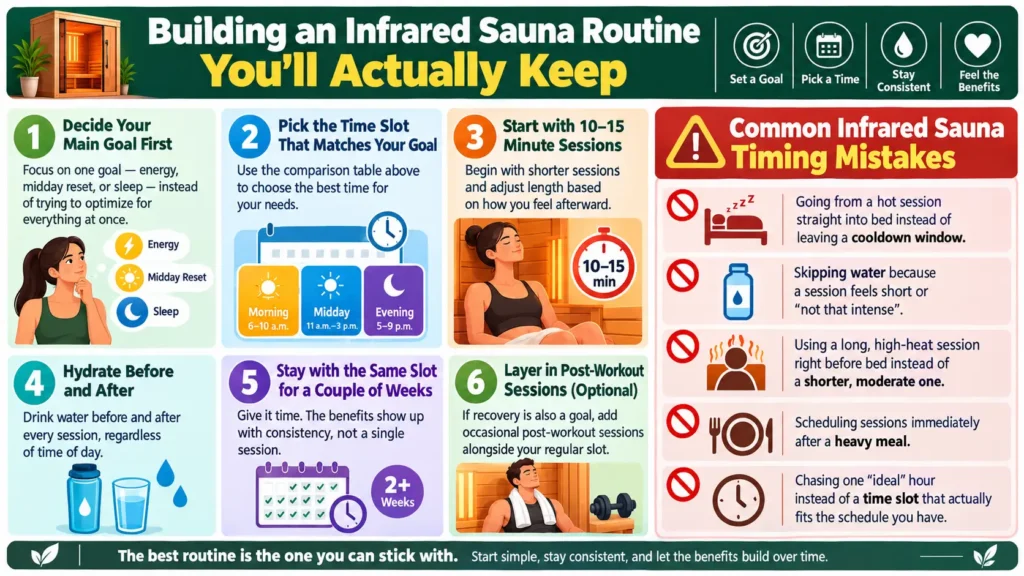 Building an Infrared Sauna Routine