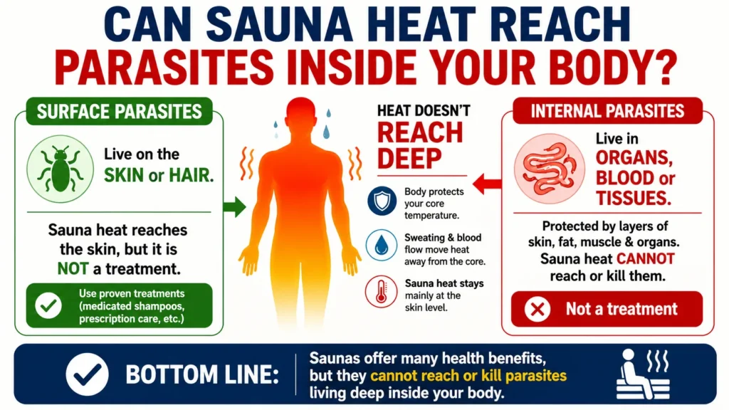 Can Sauna Heat Reach Parasites Living Inside Your Body?