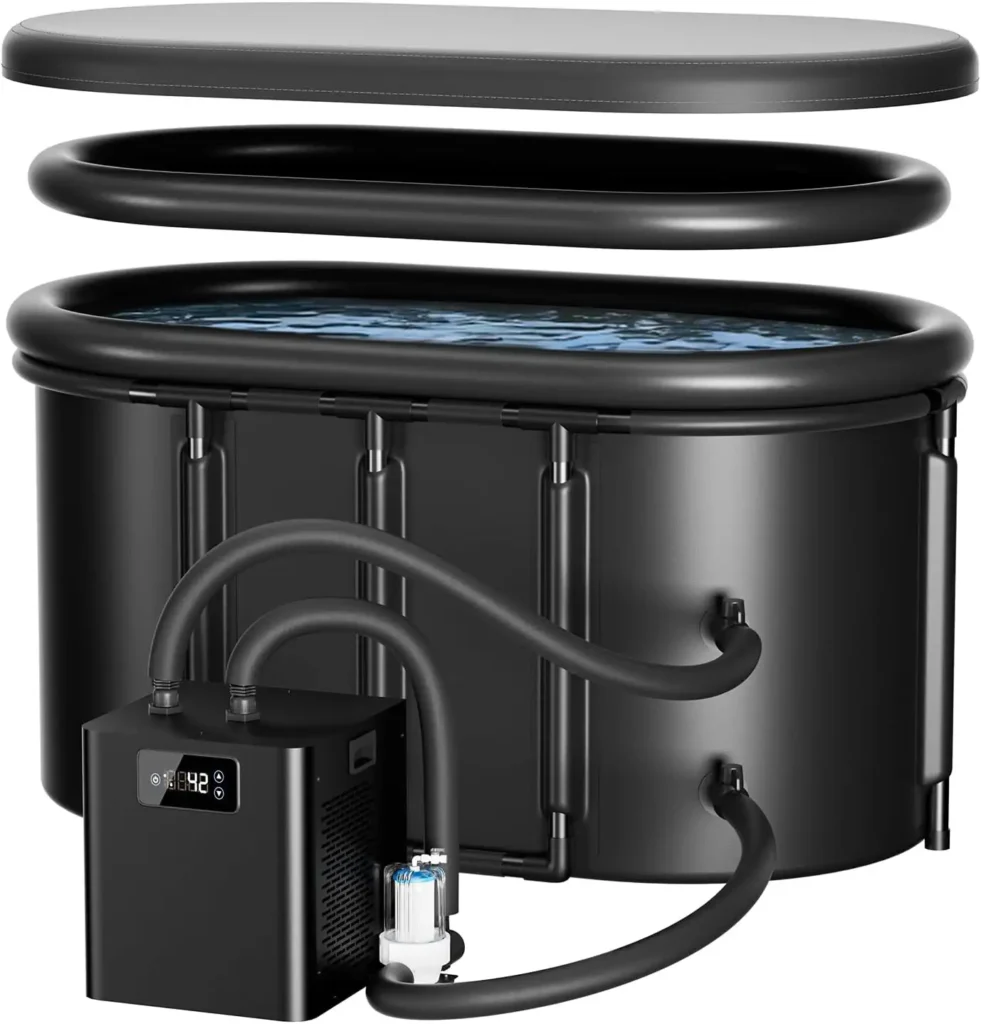 Cold Plunge Tub With Chiller for Cold Recovery Therapy
