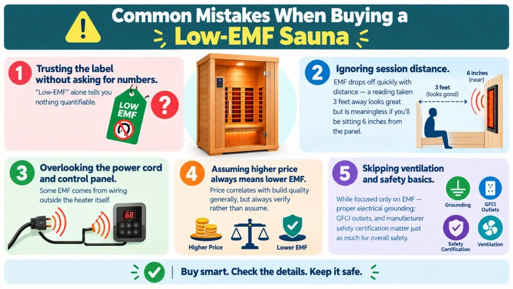 Common Mistakes When Buying a Low-EMF Sauna