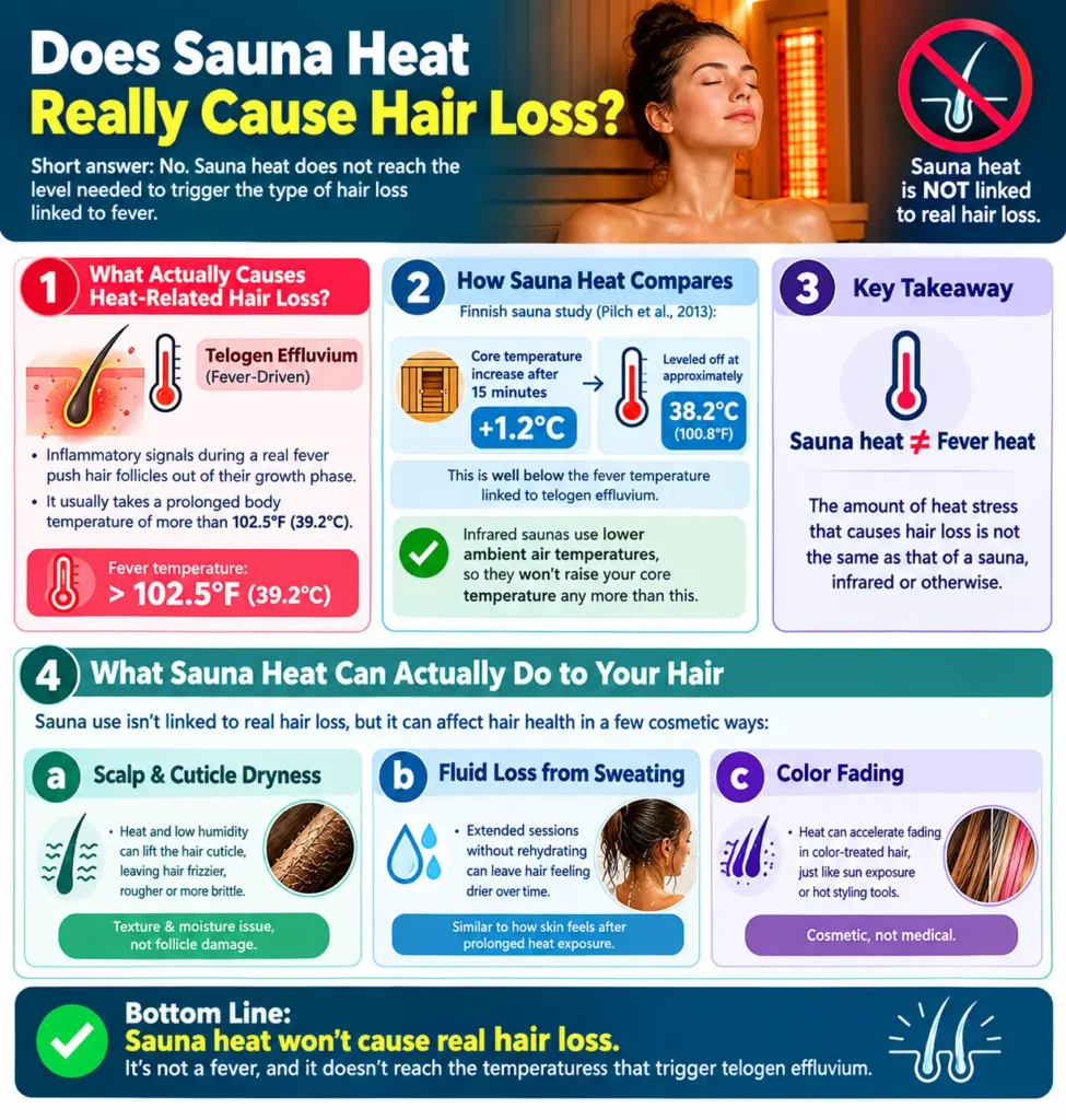 Does Sauna Heat Really Cause Hair Loss