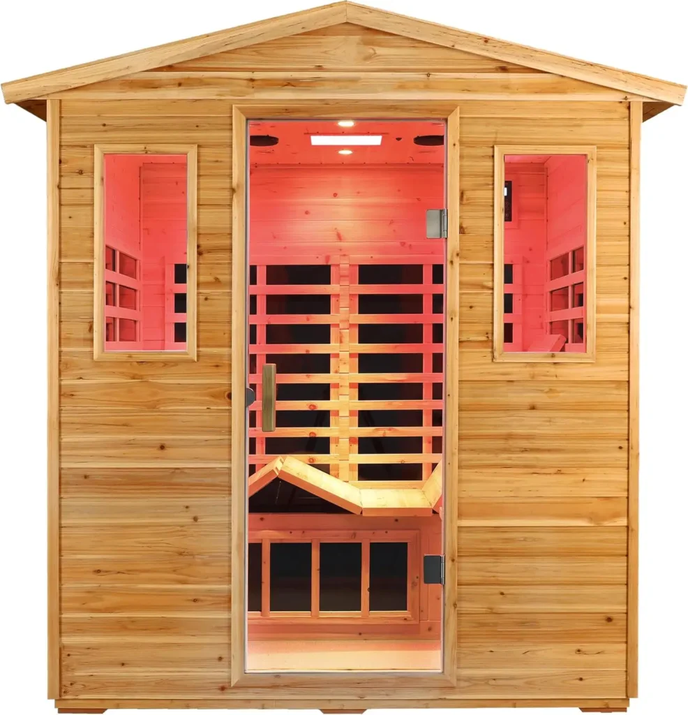Full Spectrum 4 Person Outdoor Infrared Sauna