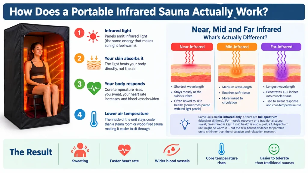 How Does a Portable Infrared Sauna Actually Work